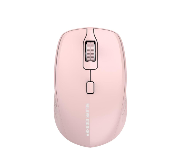 Silver Monkey M40 Wireless Comfort Mouse Pink Silent - 669388 - zdjęcie